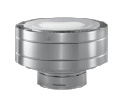Dura-Vent DirectVent Pro Vertical Aluminum Low-Profile Vent Rain Cap - For Vent Pipes with a 5-Inch Inner Diameter - 58DVA-VC