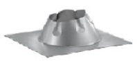 DuraVent DuraTech All-Fuel Aluminum Flat Roof Flashing - For 6-Inch Inner Diameter DuraTech