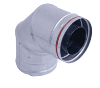 DuraVent Concentric Vent System 3 Inch Inner Diameter 90 Degree Elbow