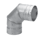 DuraVent PelletVent 3 Inch Diameter 90 Degree Elbow