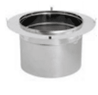 DuraVent DuraChimney European Copper Bishop Adapter - For 10-Inch Inner Diameter DuraChimney