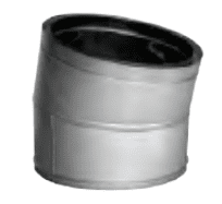 DuraVent DuraTech 15 Degree Galvanized Elbow - For 12-Inch Inner Diameter DuraTech