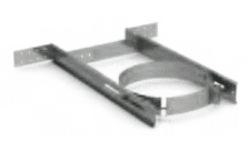 DuraVent DuraTech Stainless Steel Adjustable Extended Wall Strap - For 6 and 8-Inch Diameter DuraPlus