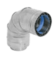 DuraVent FasNSeal 6 Inch Inner Diameter 88 Degree Double Wall Elbow