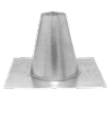DuraVent PelletVent 3 Inch Diameter Tall Cone Roof Flashing