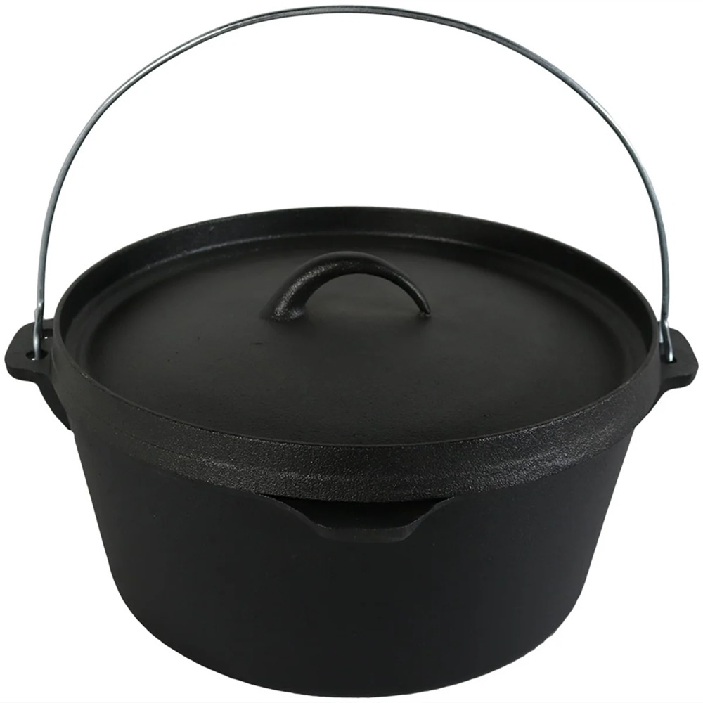 Sunnydaze Decor Cast Iron Dutch Oven