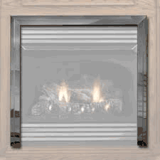 Empire Hammered Pewter Outer Frame for 26" Vail Fireplaces - VPF-26-HP
