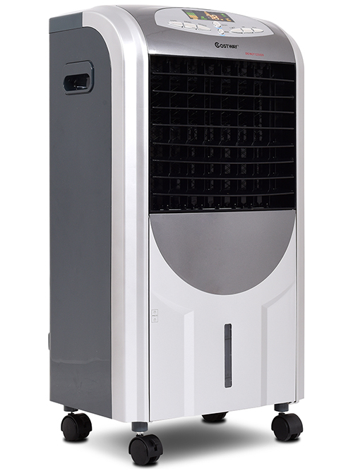 Costway 30 Inch Portable Air Cooler with Heater, Fan, and Humidifier Function