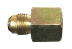 Firegear 3/8" x 1/2" Steel Gas Flare Female Fitting
