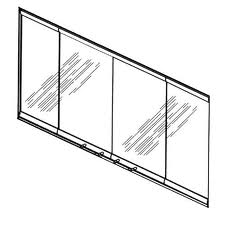 Superior/IHP Masonry 50 Inch Indoor / Outdoor Bi-Fold Doors - Black