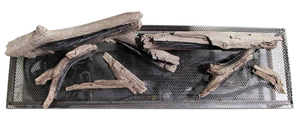 48" Western Driftwood Bedrock Traditional GlowFire Logs 