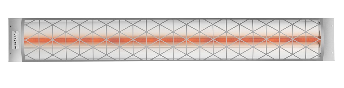 Infratech Comfort 48 Inch Contemporary Motif 2600W Single Element Electric Patio Heater - 240V