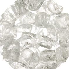 Kingsman 1/2" White Fireplace Glass Media - 10 lbs. Kit