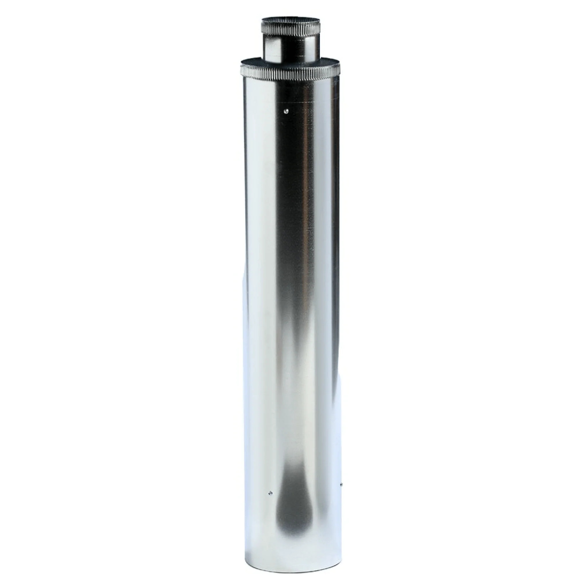 Kingsman Galvanized Direct Vent Pipe - 5 Inch Inner Diameter - 36 Inch Length