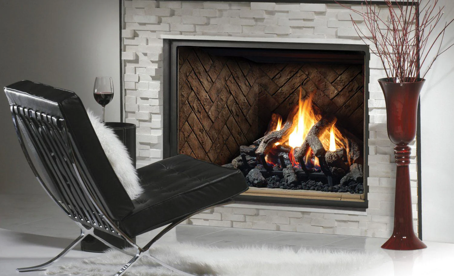 Kingsman Designer Clean View Circulating Kit - For HBZDV4740 Series Fireplaces