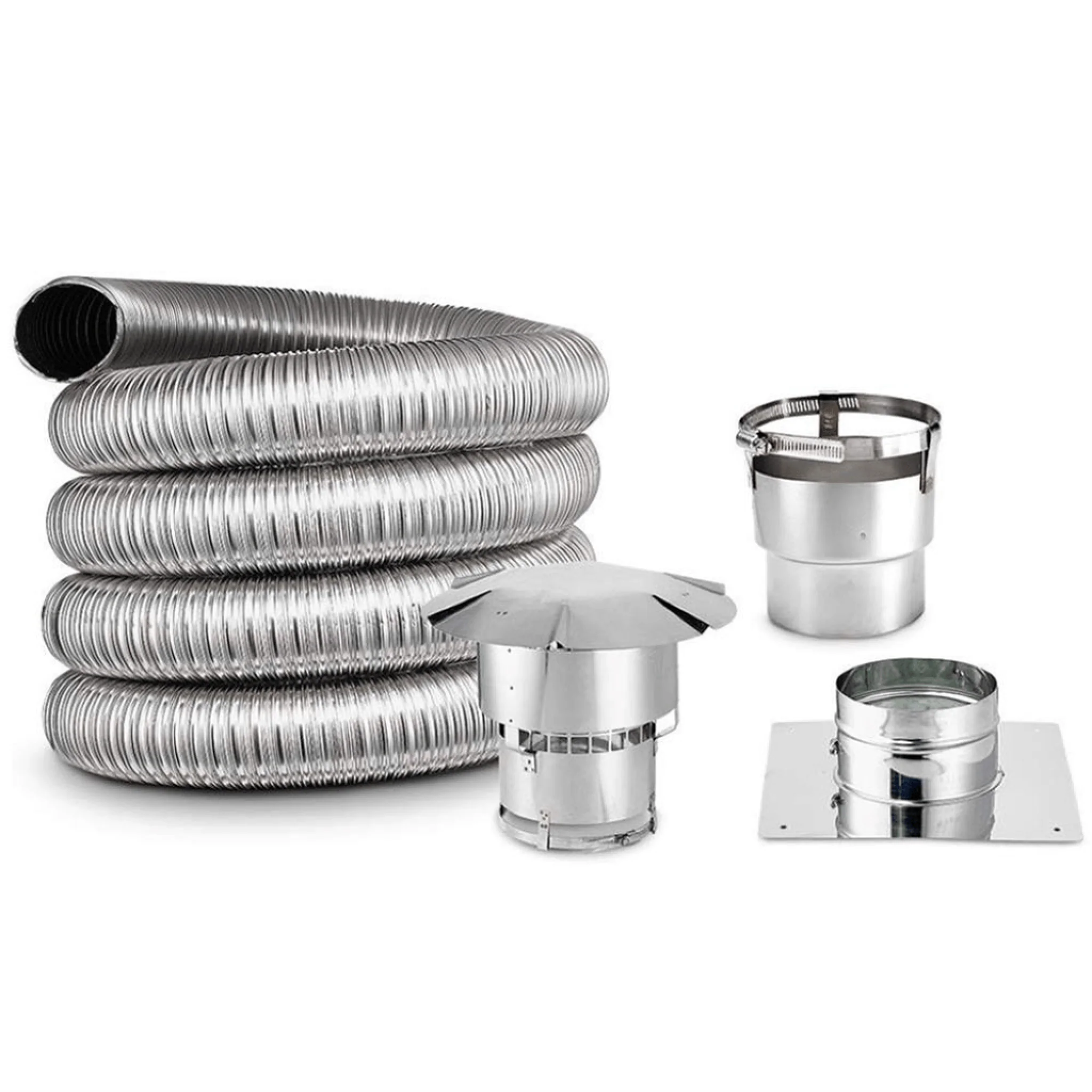 Kingsman FDVHSK Horizontal Vent Starter Kit for Direct Vent Stoves
