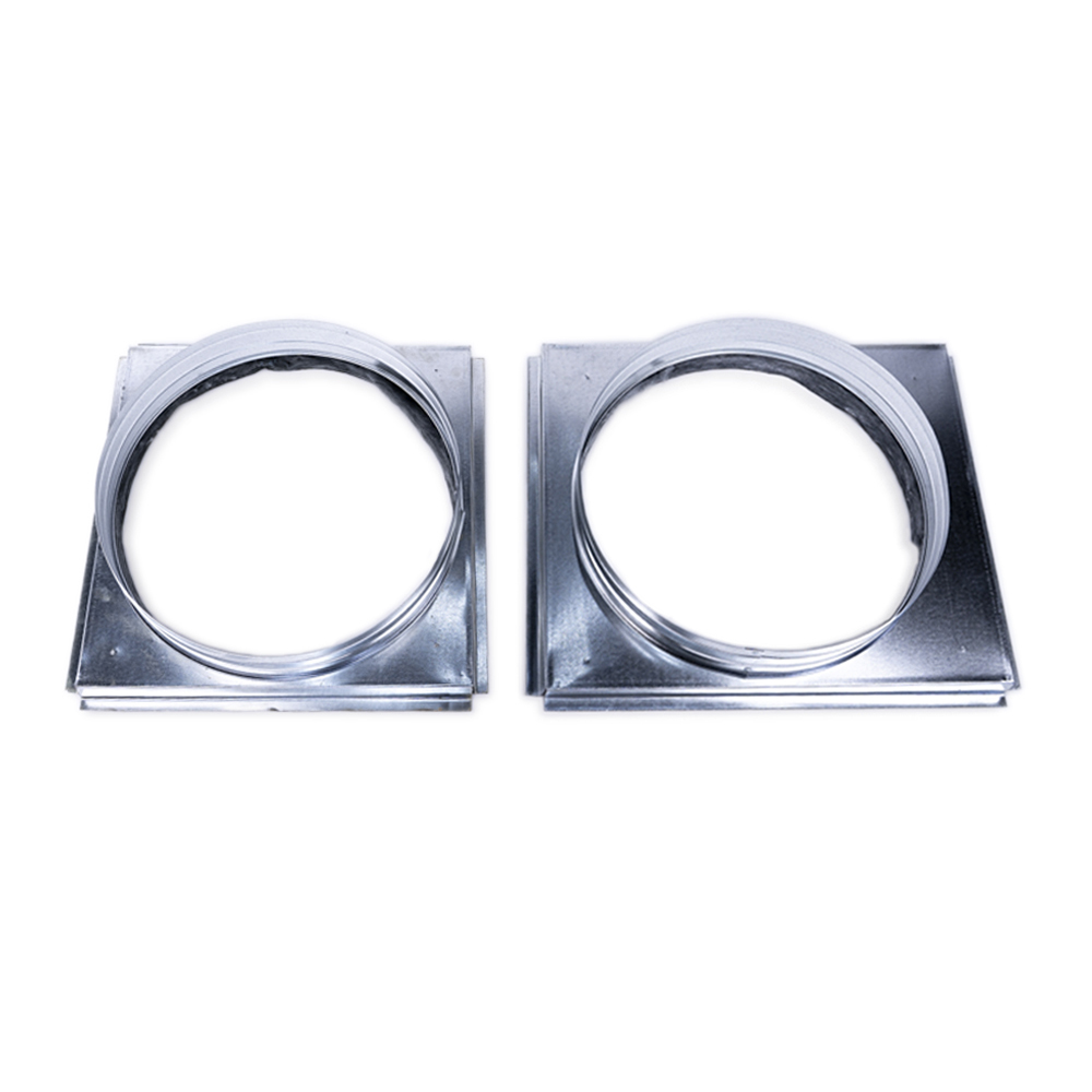 MRCOOL Horizontal Square to Round Adapter Kit for 3.5 to 5 Ton Signature Series Package Units