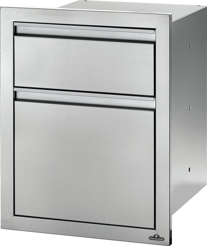 Napoleon Double Drawer Waste Bin - Thumbnail 3