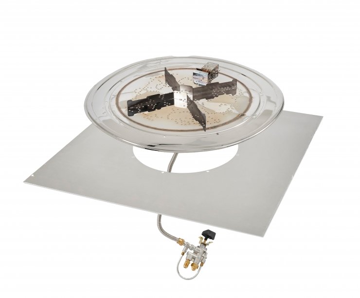 Outdoor Greatroom Crystal Fire Plus Gas Burner Kit
