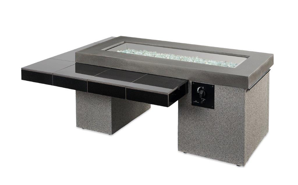 Outdoor Greatroom Uptown Linear Gas Fire Pit Table