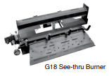 Real Fyre 16/18 Inch G18 See-Through Vent Free Gas Burner System with Variable Remote