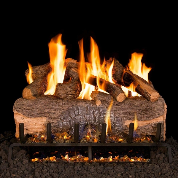 Real Fyre Mountain Crest Oak Gas Log Set - Thumbnail 2