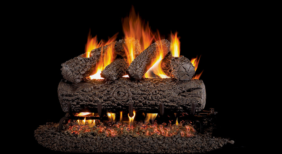 Real Fyre Post Oak Vented Log Set - Thumbnail 2
