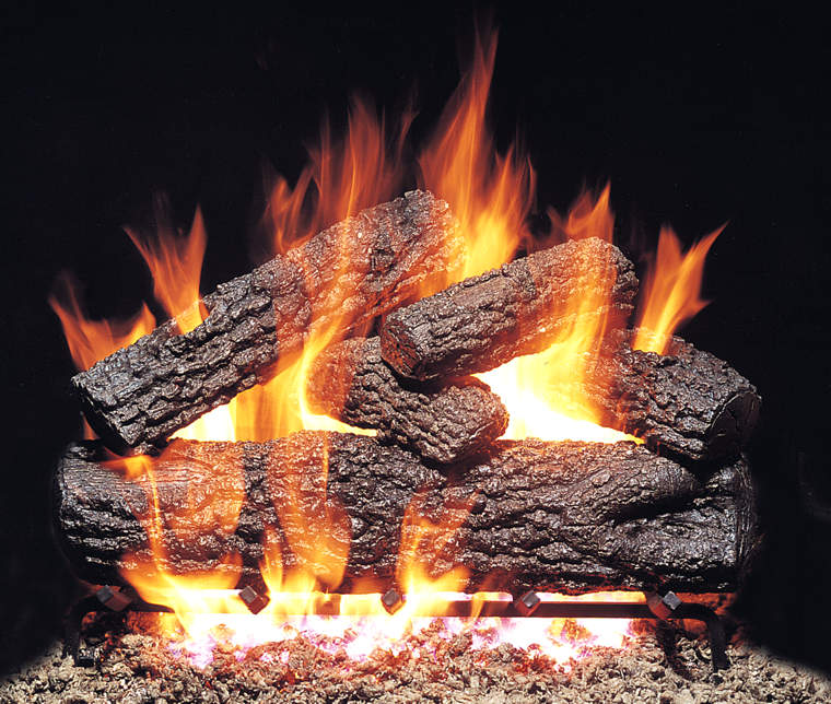 Real Fyre Post Oak Vented Gas Logs