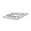Superior SecureFlex Small Square Horizontal Termination for Flex Vent