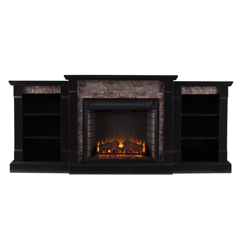 Holly & Martin Gallatin Electric Fireplace Bookcase