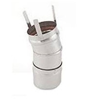 Selkirk 304-Alloy Heat-Fab Saf-T 15 Degree Elbow - 6 inch Diameter