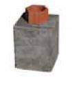 Stone Age Manufacturing 12" Chimney Flue for Masonry Pizza Ovens and Smokers