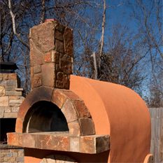 Stone Age Manufacturing Amerigo Masonry Oven Access Tunnel with Dome Chimney Plug