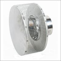 Superior 8 Inch Diameter Hi-Temp Round Termination with Mesh Screen