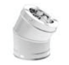 Superior Snap-Pak 7 Inch 30 Degree Stainless Steel Elbows - 2 Pack