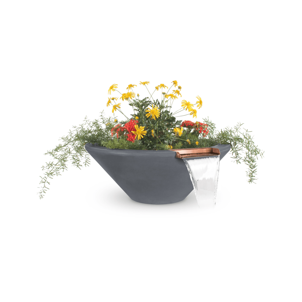 The Outdoor Plus Cazo Concrete Planter Bowl