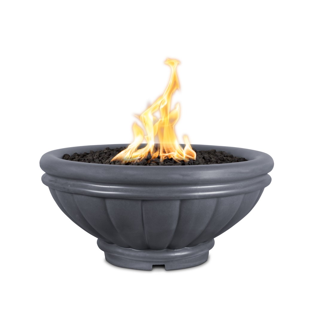 The Outdoor Plus Roma Concrete Gas Fire Bowl