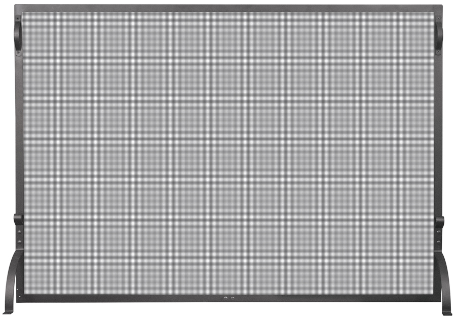 Uniflame Medium Black Wrought Iron Sparkguard - Thumbnail 3