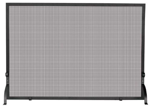 Large Olde World Iron Fireplace Screen