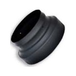 Ventis Single-Wall Black Stove Pipe Increaser - For 7 to 8 Inch Inner Diameter Ventis