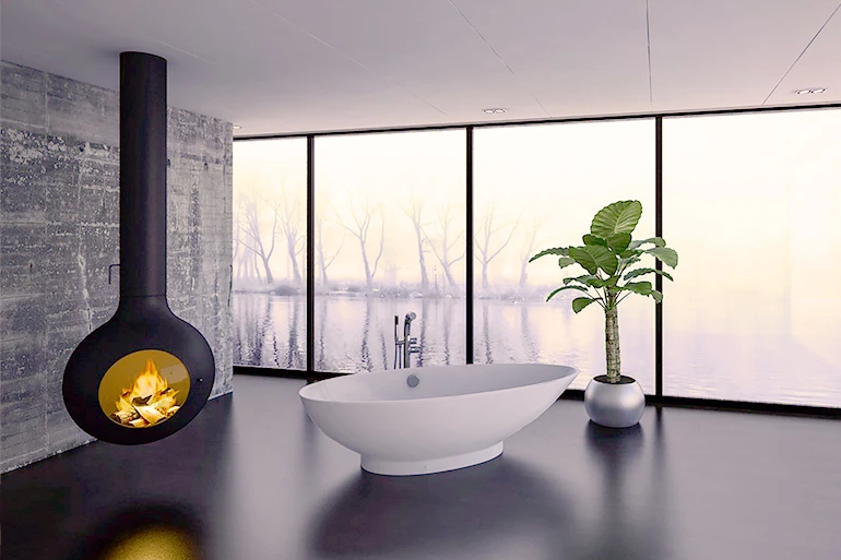 Bathroom Approved Fireplaces