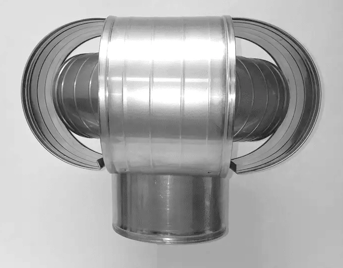 Oval chimney cap example