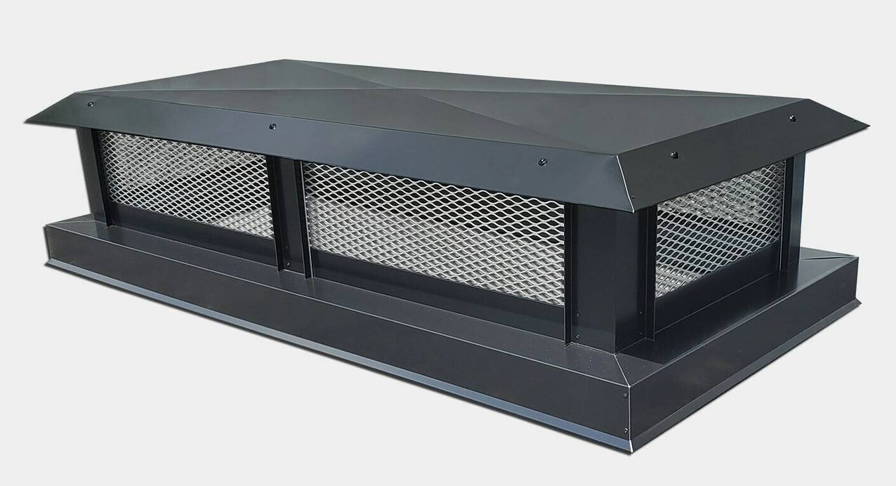 Rectangular chimney cap example