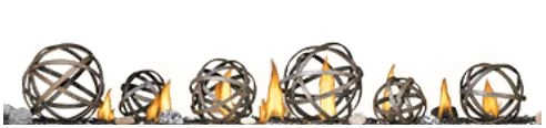 Fire Pit Glass and Rocks