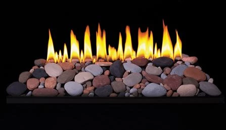 Fire Pit Glass and Rocks