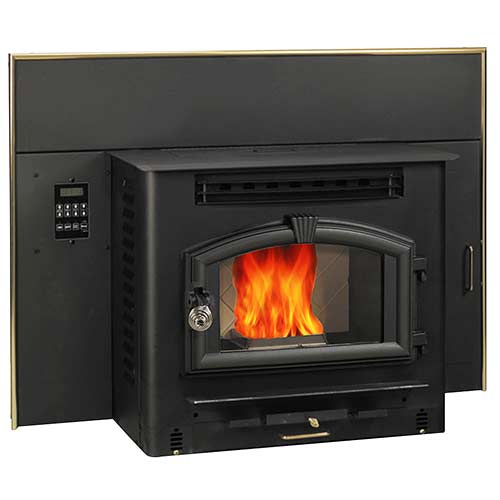 US Stove corn and pellet-burning fireplace insert