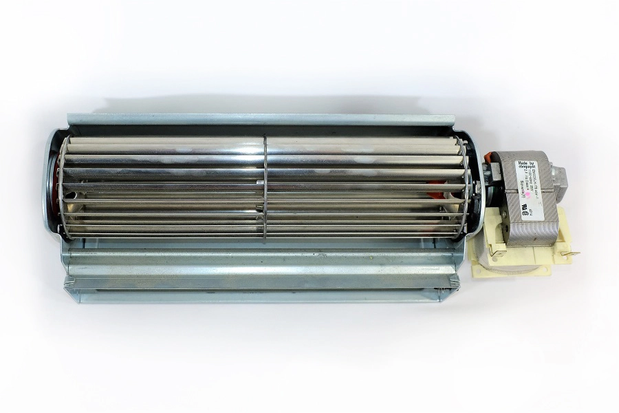 Optional blower available for fireplace insert