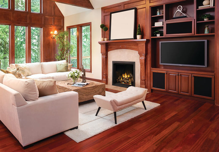 Traditional fireplace style