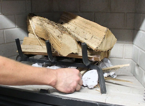 How to Start a Wood Fire