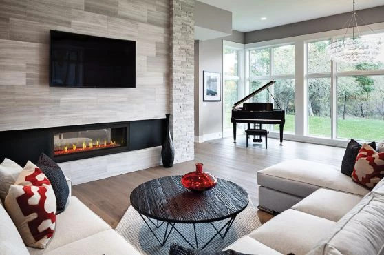 Linear Fireplaces